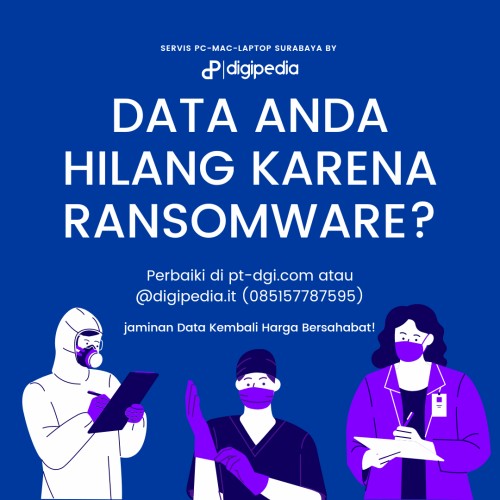 Jasa Untuk Mengatasi Serangan Ransomware, 100% Data Kembali